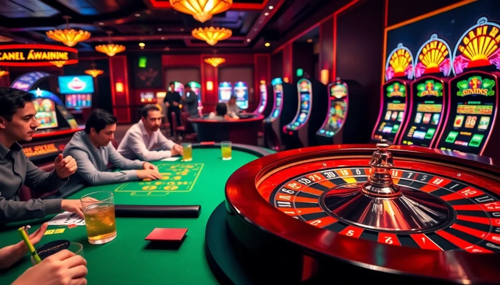 Experience the thrill of a casino with a dynamic poker game and roulette, exploring options in our review nhà cái.